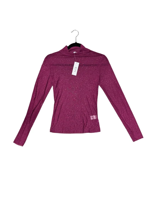 women's tops for those who want to stay warm and stylish during colder weatherTop Long Sleeve By Cmc In Purple, Size: M