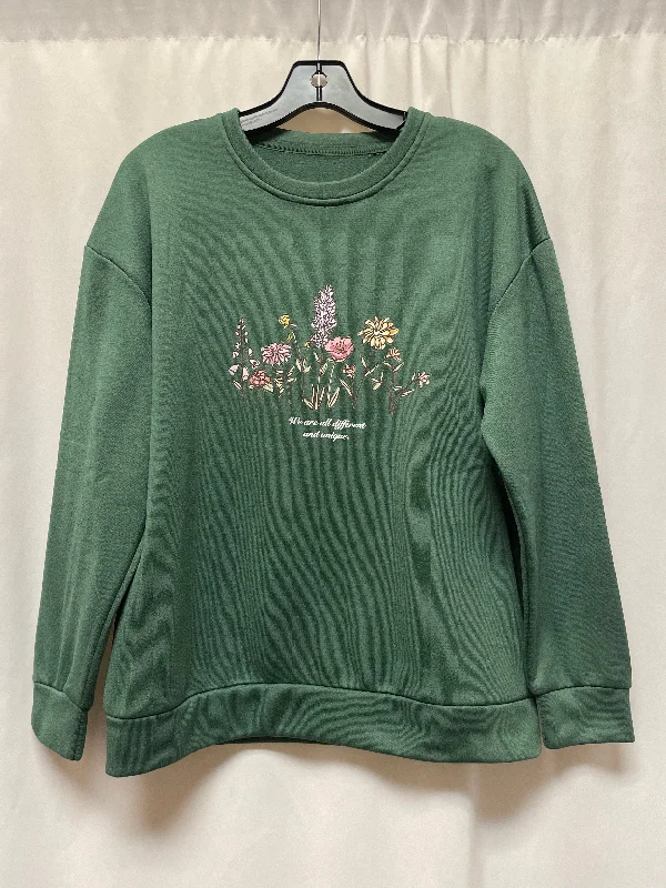 women's tops that offer a perfect blend of style, comfort, and affordabilityTop Long Sleeve By Shein In Green, Size: M