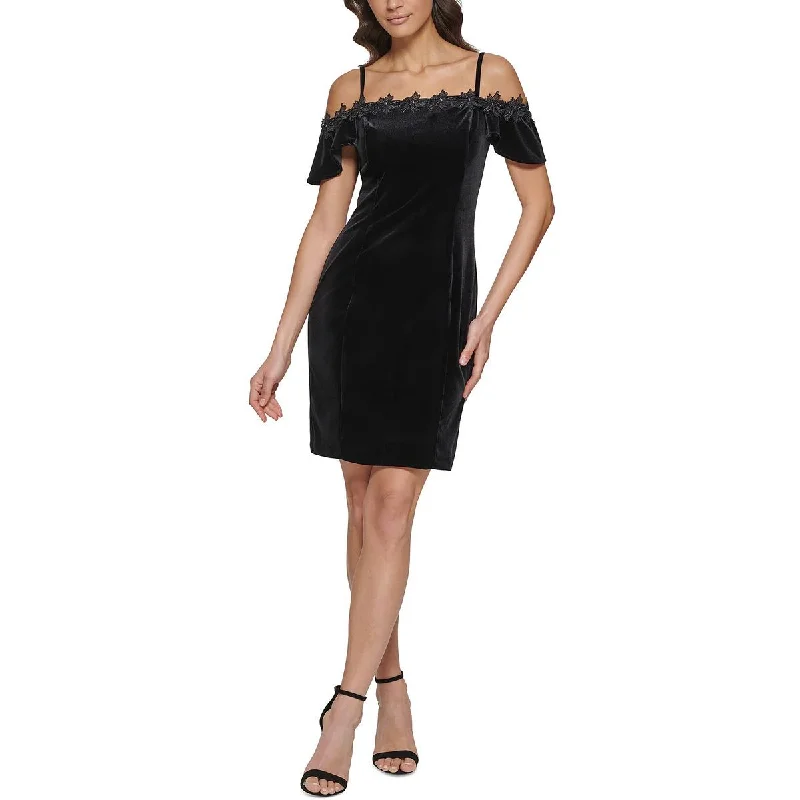 Retro DressKensie Dresses Womens Velvet Mini Cocktail and Party Dress