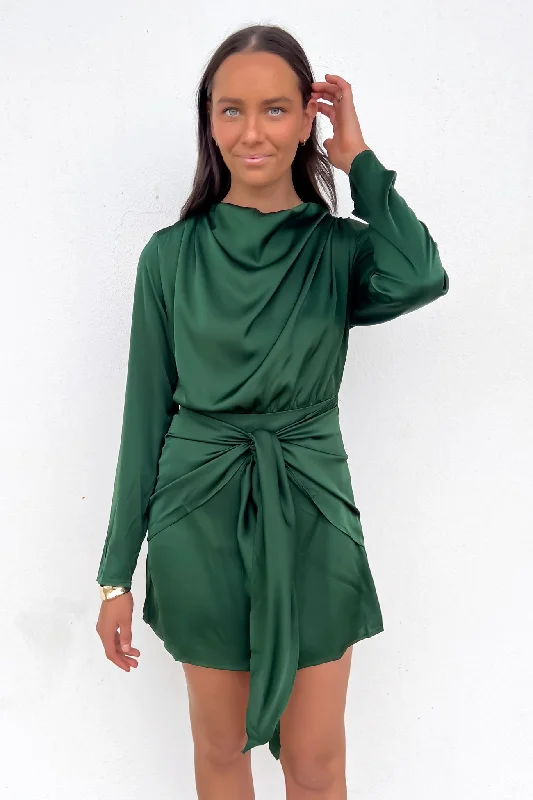 Metallic DressDinah Mini Dress Emerald