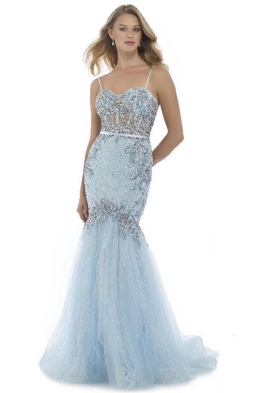 women's ball gown dressesMorrell Maxie - Sleeveless Mermaid Corset Bodice Evening Dress 16087SC