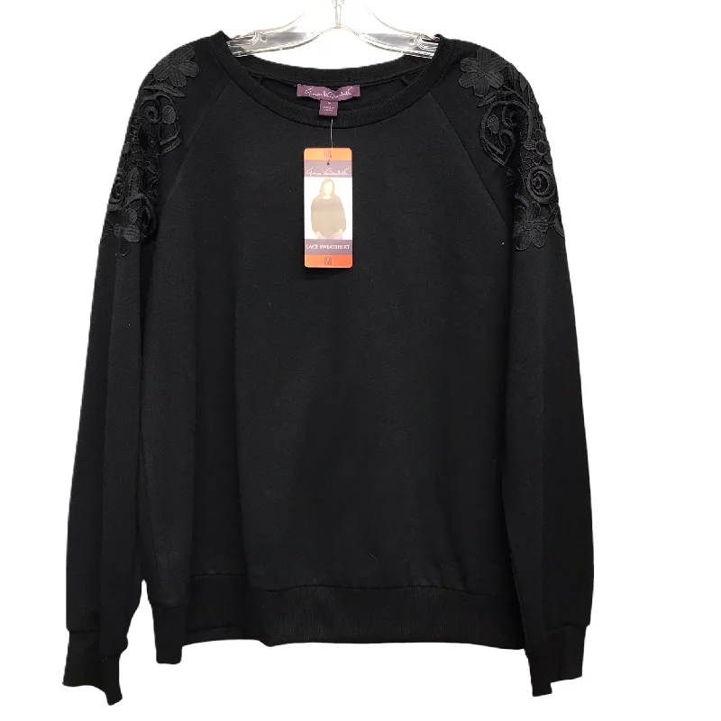 women's tops for those who love to shop for unique findsTop Long Sleeve By Gloria Vanderbilt In Black, Size: M