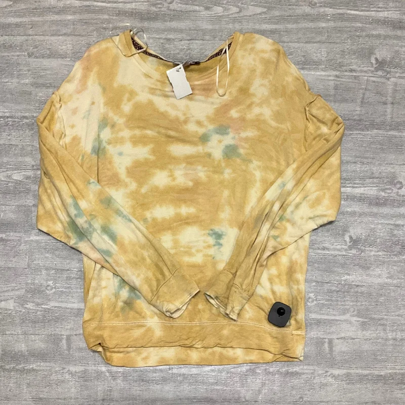 women's tops for those who want to wear pieces that are both comfortable and stylishTop Long Sleeve By Knox Rose In Tie Dye, Size: M