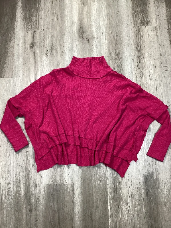 women's tops for those who seek both style and comfortTop Long Sleeve By We The Free In Pink, Size: M