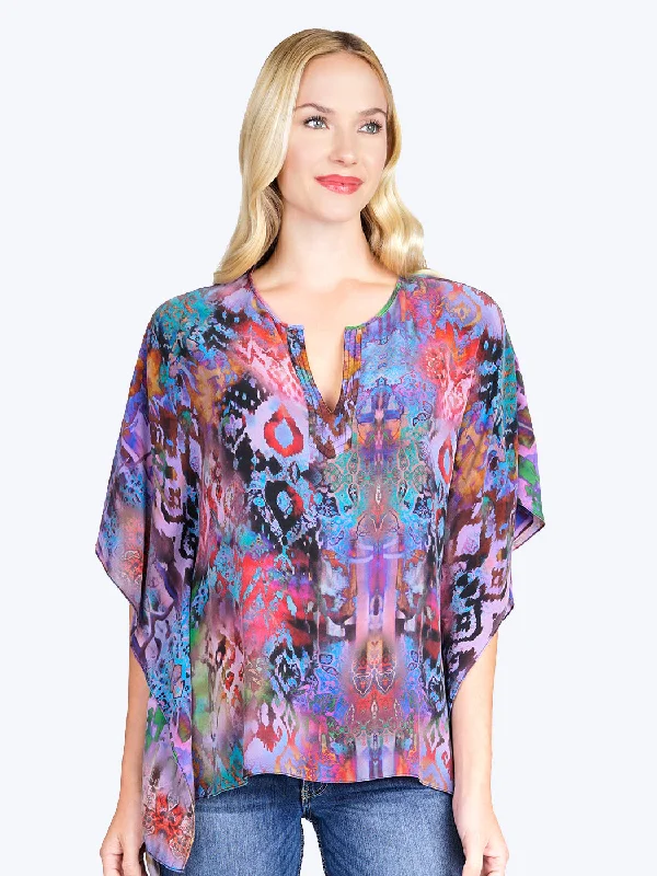 luxury women's topsTianello "Majestic" Washable Silk "Ceravé" Kaftan