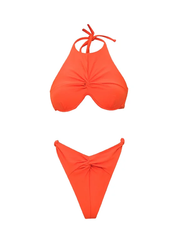 Geometric Print Female SwimwearGADA BIKINI - LAVA