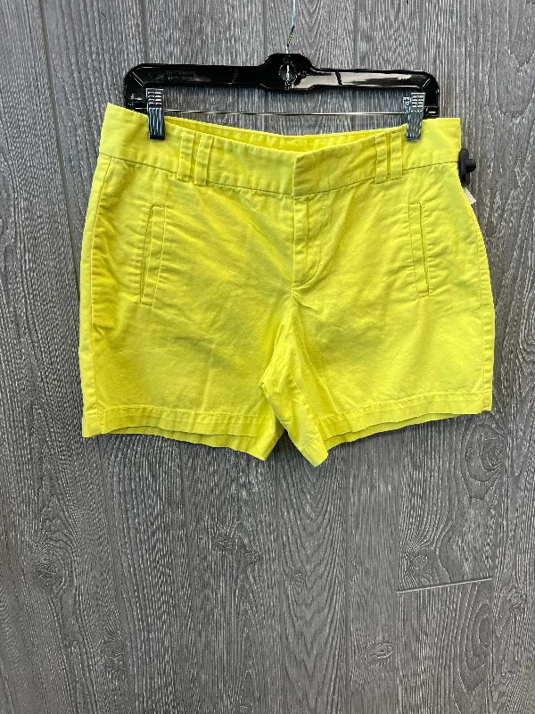 women's leather shortsShorts By Loft In Yellow, Size: 6