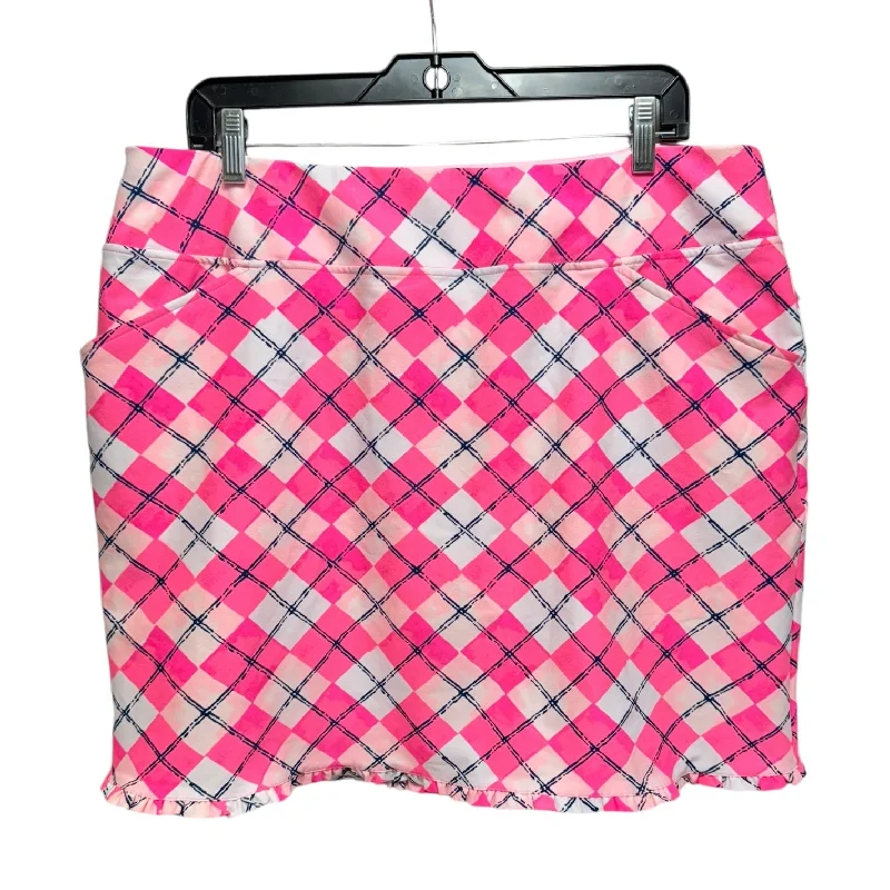 women's pleated skirtsMonica Skort Skirt Midi By Luxletic by Lilly Pulitzer In Pink, Size: 16