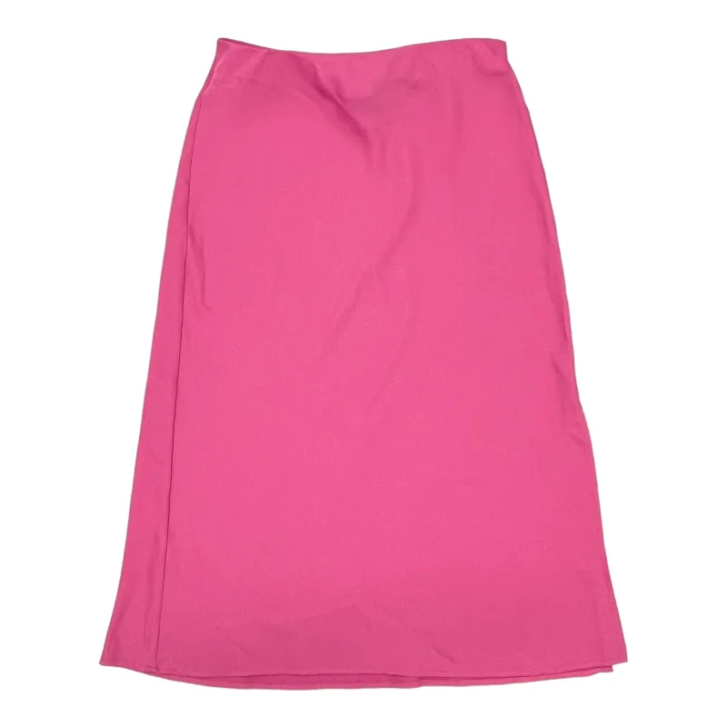 women's wool skirtsPINK SKIRT MIDI by A NEW DAY Size:M