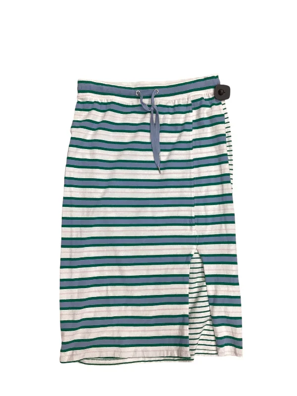 women's lightweight evening skirtsSkirt Designer By Maeve In Striped Pattern, Size: M