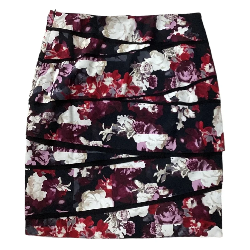 women's dressy skirtsSkirt Designer By White House Black Market In Floral Print, Size: M