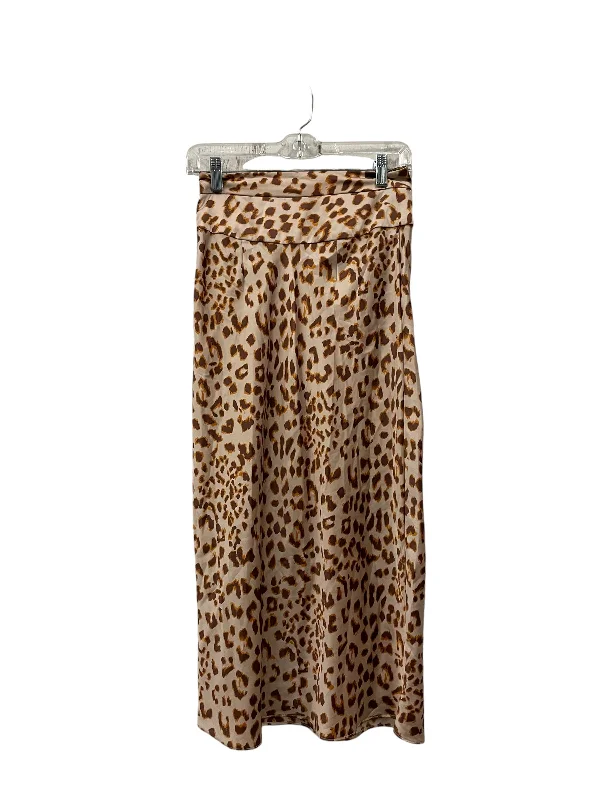 women's floral skirtsSkirt Maxi By Free People In Animal Print, Size: 0