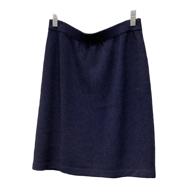 women's knitted skirtsSkirt Midi By St John Knits In Navy, Size: 4