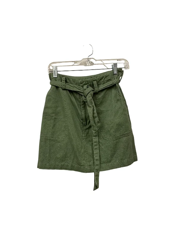 women's denim midi skirtsSkirt Mini & Short By Harper In Green, Size: S