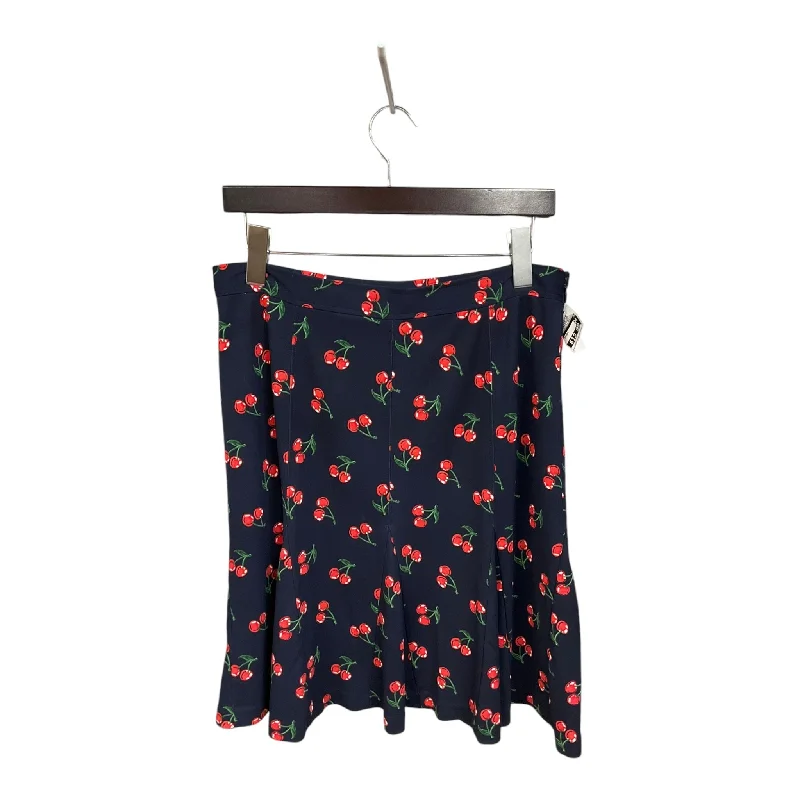 women's travel-friendly cocktail skirtsSkirt Mini & Short By Talbots In Blue & Red, Size: 8petite