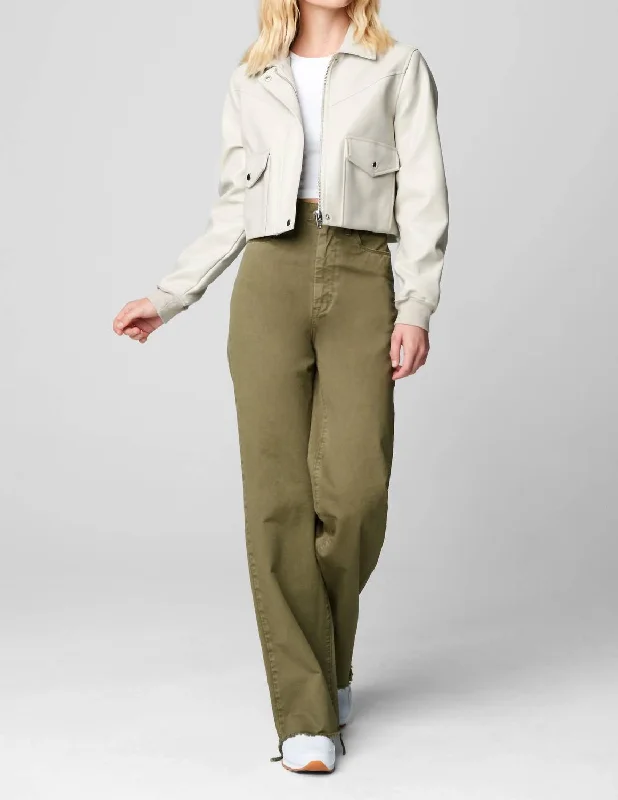 women's floral pantsAny Other Way Pants In Army Green