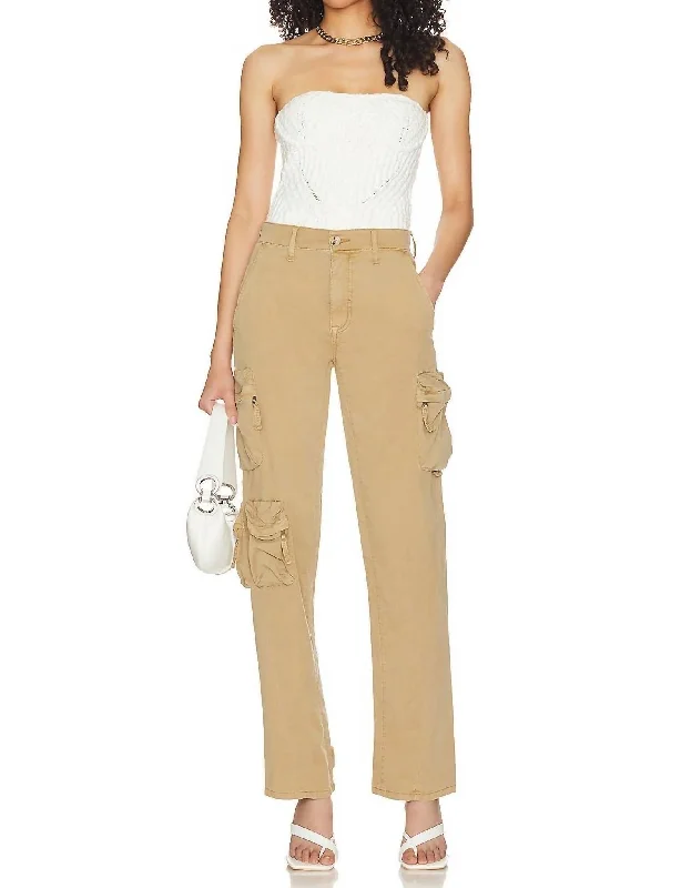 women's silk pantsBobbi Cargos Pants In Coconut