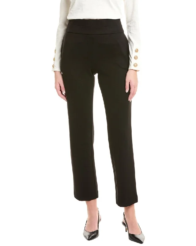 women's slim-fit pantsJones New York High Double Wide Waist Pant