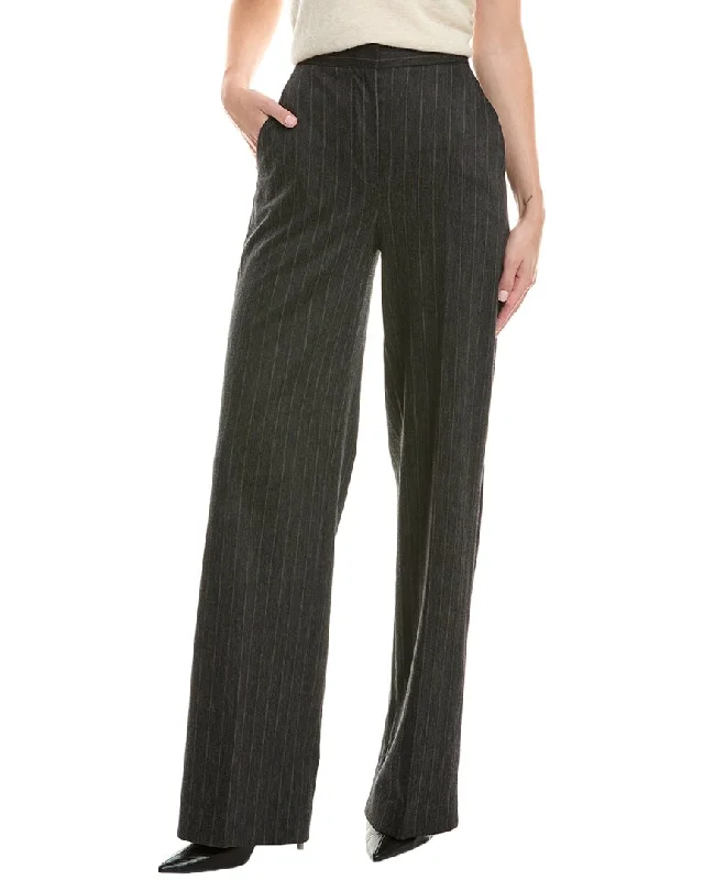 women's drawstring pantsMax Mara Rea Wool-Blend Trouser