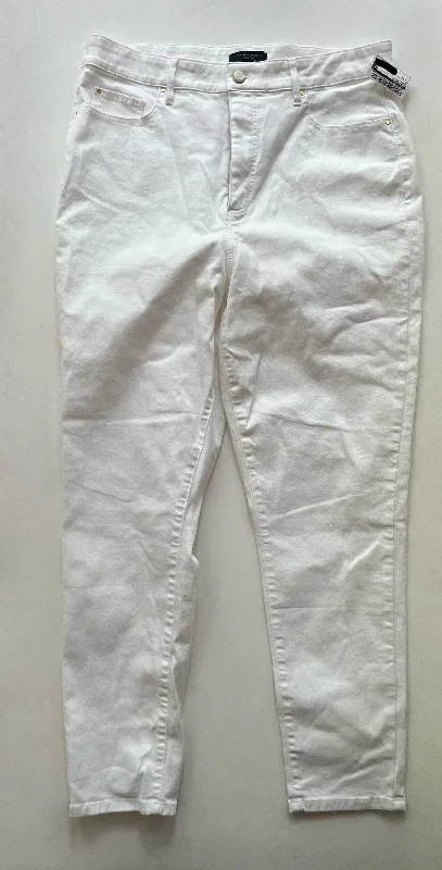 women's tall pantsPants Ankle By Ann Taylor O In White, Size: 14