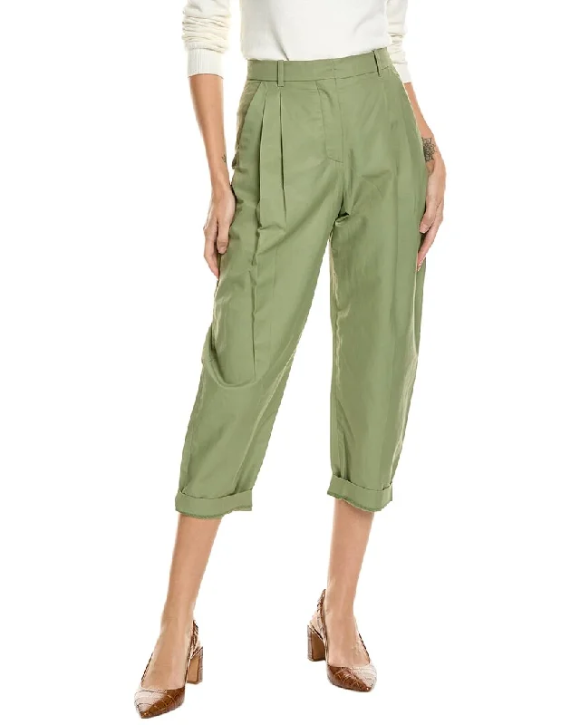 women's clubbing pantsStella McCartney Linen-Blend Trouser