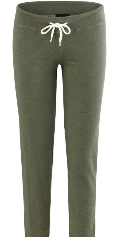 women's high-waisted pantsSuper Soft Vintage Sweatpants In Hunter Green