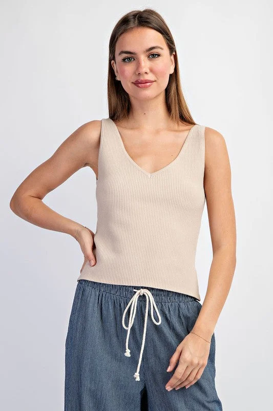 Fit-And-Flare DressEssential Fave Oatmeal Tank Top