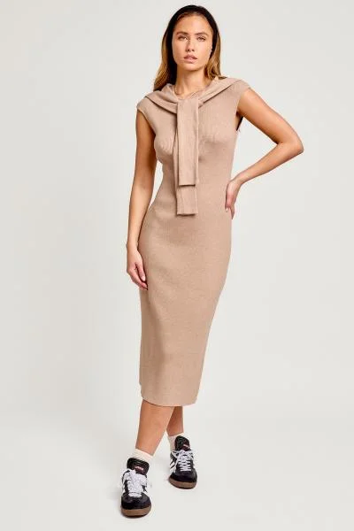 women's custom dressesSleeve Tie Detail Dress