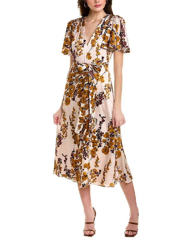 women's statement dressesBadgley Mischka A-Line Midi Dress