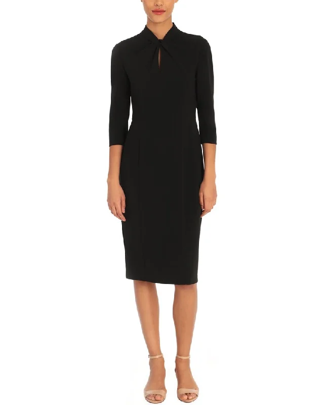 Elegant DressDonna Morgan Theana 3/4-Sleeve Midi Dress