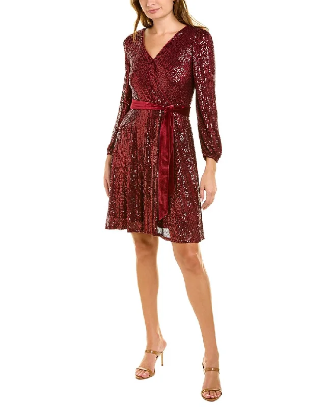 Laced-Up DressNanette Lepore Sequined Midi Dress