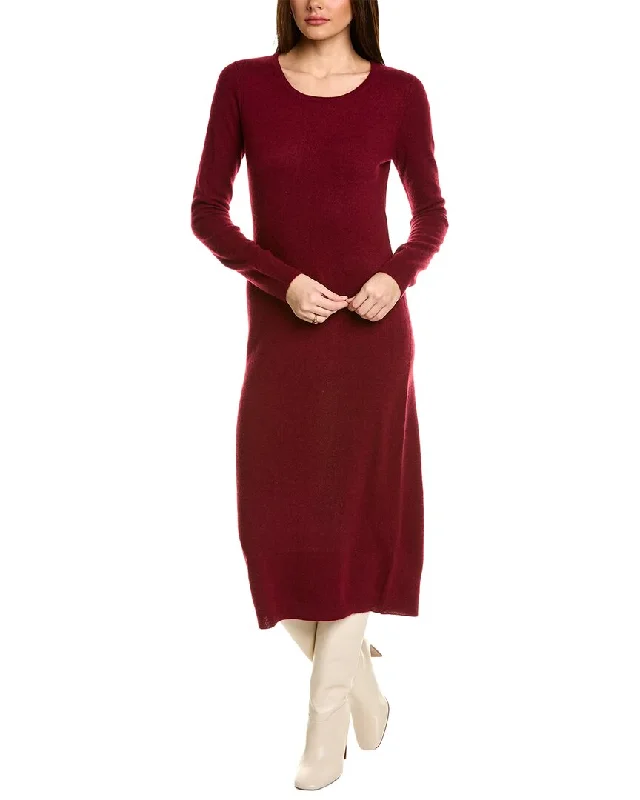 women's hourglass figure dressesphilosophy Bateau Neck Cashmere Midi Dress