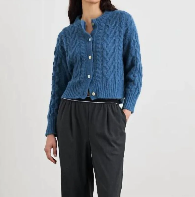 Knitted Crewneck SweatersAmelie Sweater In Lake