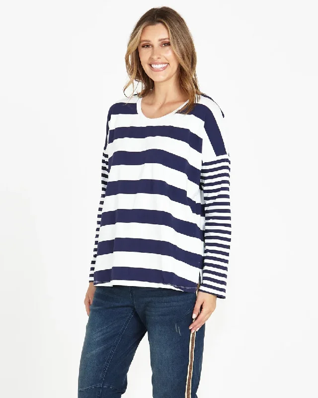 long-sleeved women's topsBetty Basics Betty Boxy L/S Tee