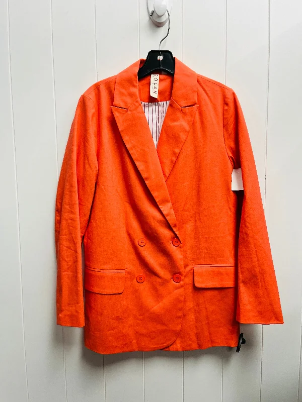 women's coats for those who love to experiment with fashionBlazer By Anthropologie In Orange, Size: M