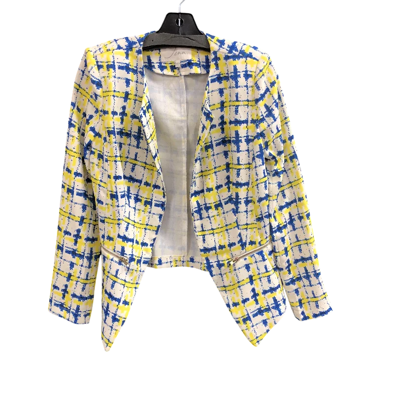 women's coats made in ethical factoriesBlazer By Cmc In Blue & Yellow, Size: M