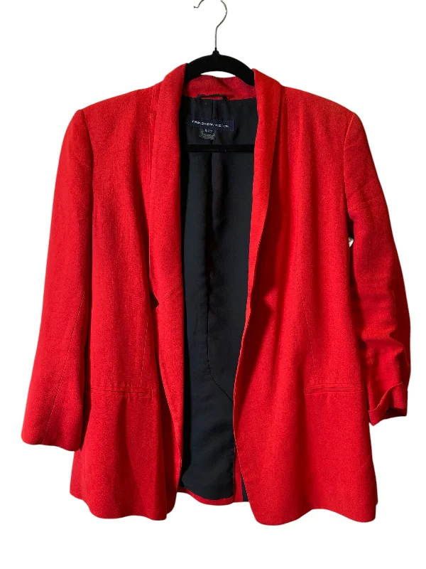 women's coats with cropped lengthsBlazer By French Connection In Red, Size: L