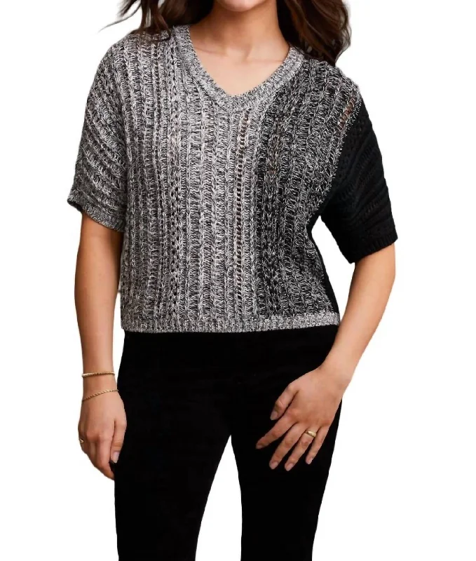 Women's SweatersDolman Loose Fit Sweater In Black