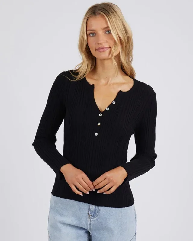 women's tops for those who want to add a bit of flair and personality to their looksFoxwood Hannah Rib Knit