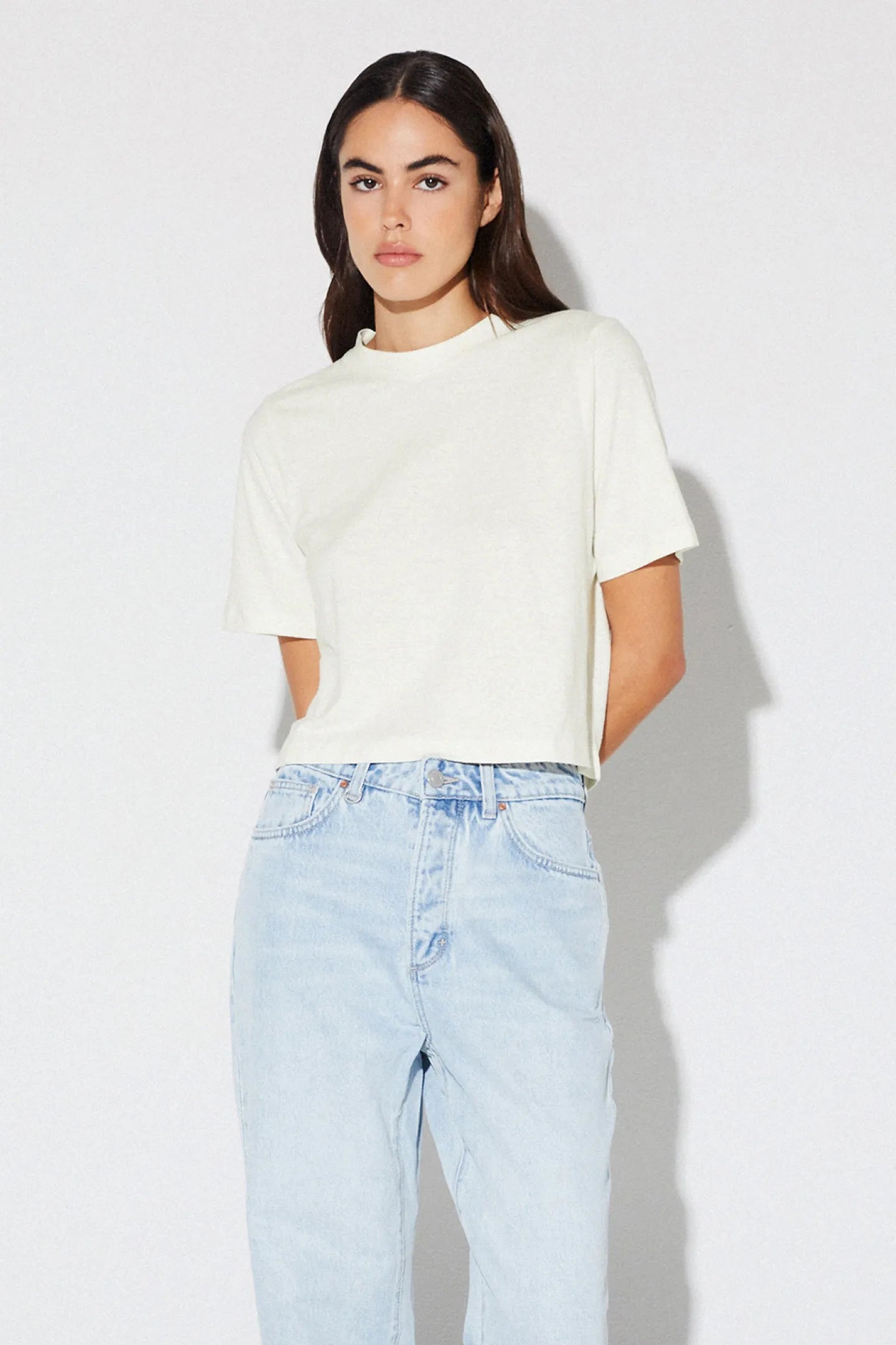 women's tops for those who value both quality and affordabilityJuno Layer Tee - White