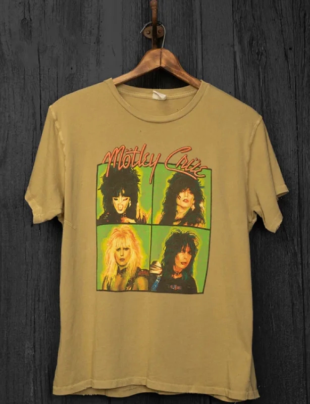 women's tops for those who want to make a fashion statementMötley Crüe Wild Side Tee, Sand