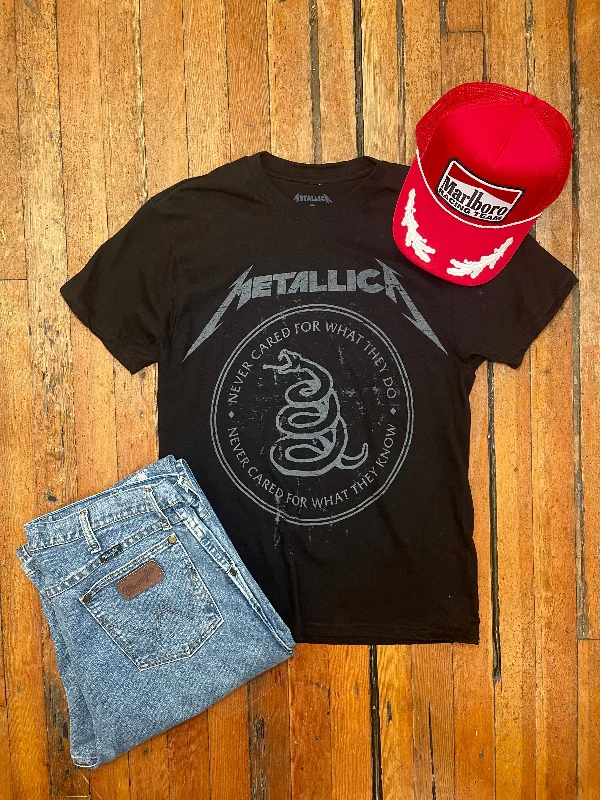 women's tops for those who love to shop for unique findsMetallica Snake T-Shirt