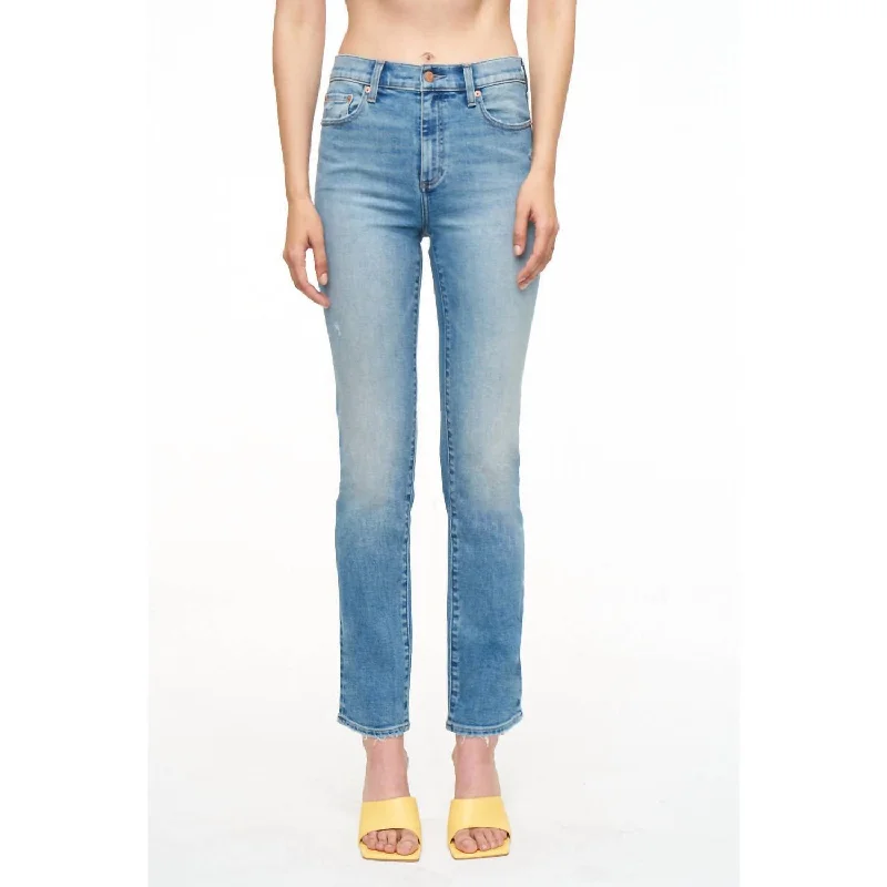 Monroe High Rise Jean In Hula Vintage Wash