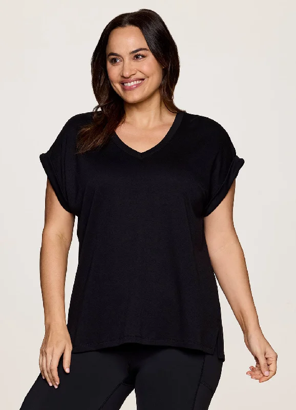 women's tops with bell sleevesPlus Everyday V-Neck Tunic