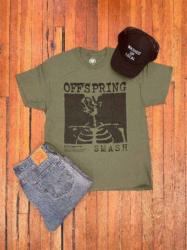 women's tops for those who love to experiment with fashionThe Offspring Military Smash T-Shirt