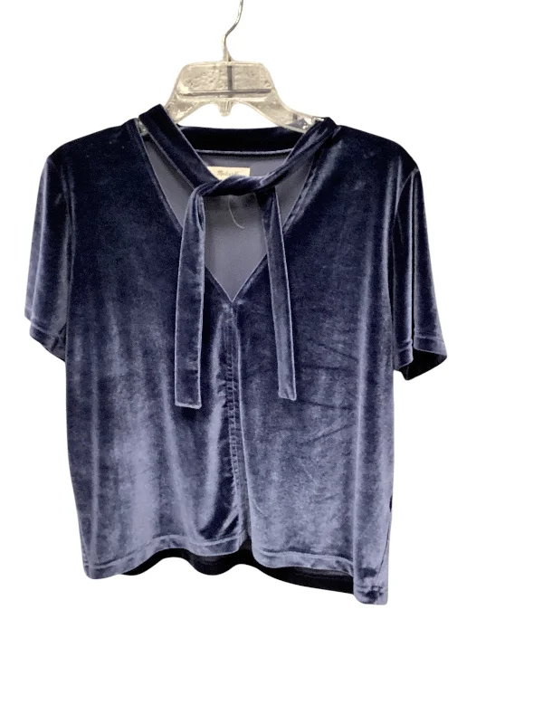 women's tops for those who value both quality and affordabilityTop Short Sleeve By Madewell In Blue, Size: L