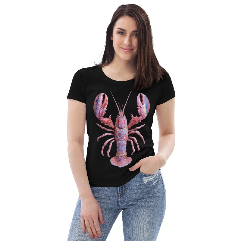 women's tops for those who want to add a bit of flair and personality to their looksWomen's EcoLuxe Lobster Fitted Tee - Brittany