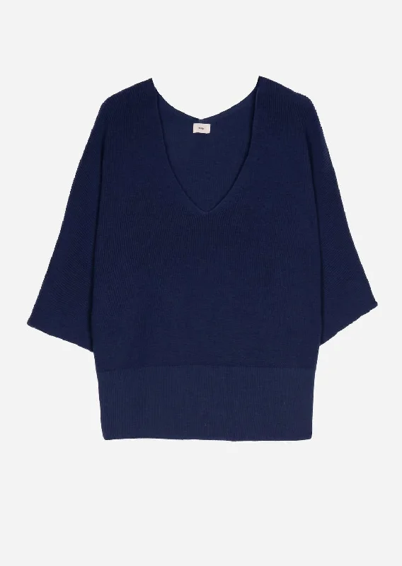 Children's SweatersWomen's Lenono Loose Knit Sweater In Navy