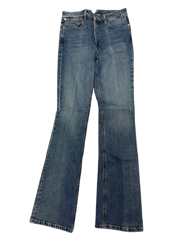 Women's Micro Flare Jean In Blue